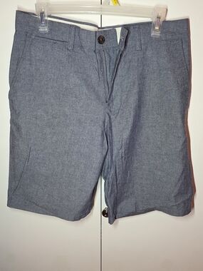 Old Navy Gray-Blue Flat Front Men's Chino Shorts